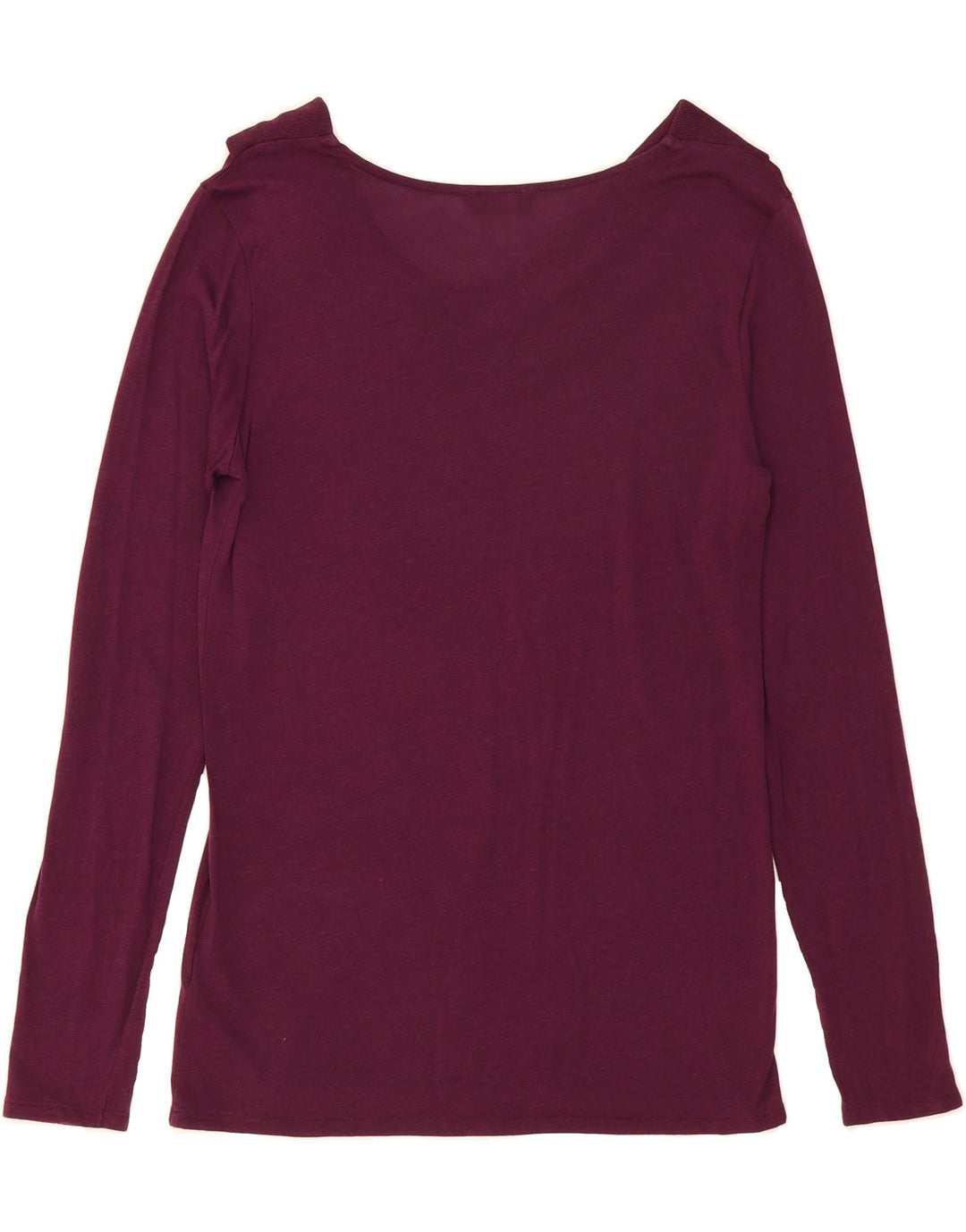 MASSIMO DUTTI Womens Top Long Sleeve UK 14 Large Purple Lyocell Vintage Massimo Dutti and Second-Hand Massimo Dutti from Messina Hembry 