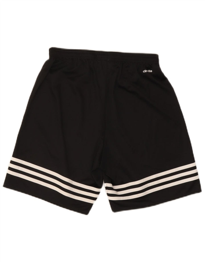 Męskie spodenki sportowe Adidas Climalite, małe, czarne, poliestrowe