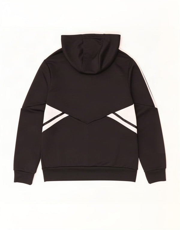 Chłopięca bluza z kapturem Adidas Graphic 13-14 lat czarna