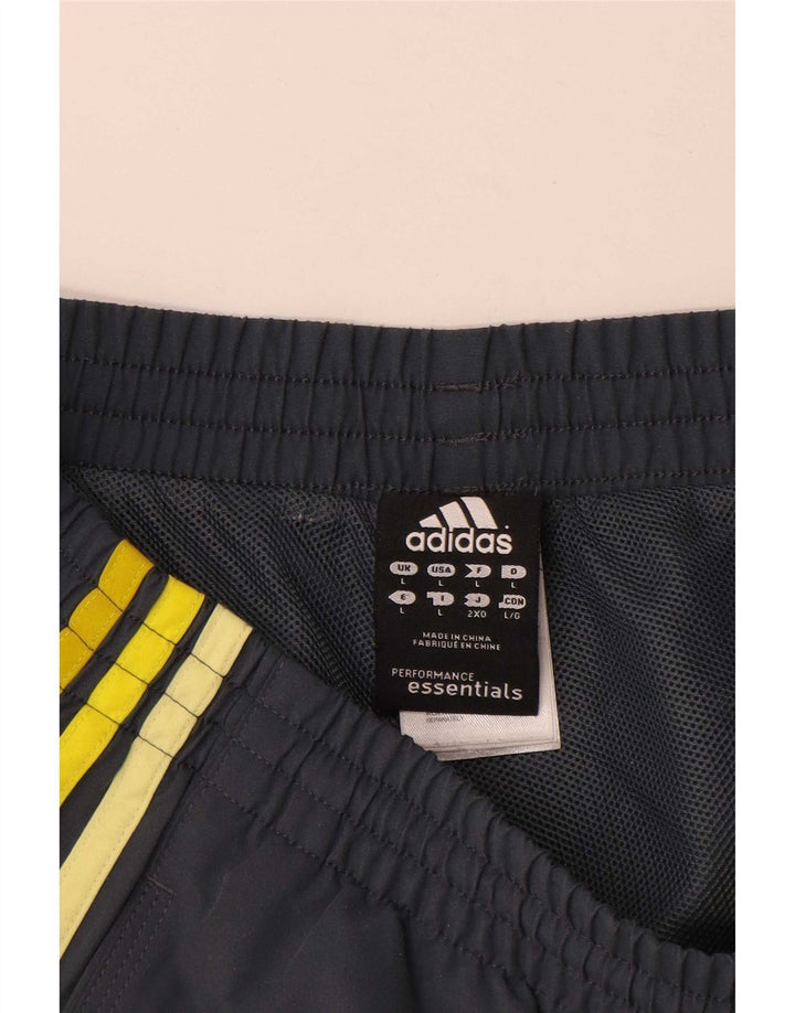 Męskie spodenki sportowe Adidas Climalite, duże, szare, z poliestru