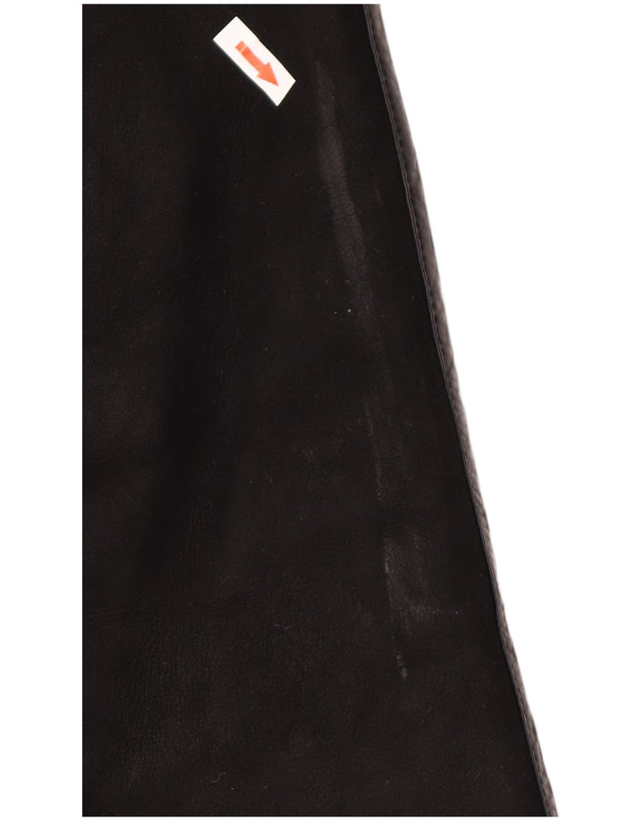 Damski płaszcz oversize Skinni IT 40 Small Black Shearling