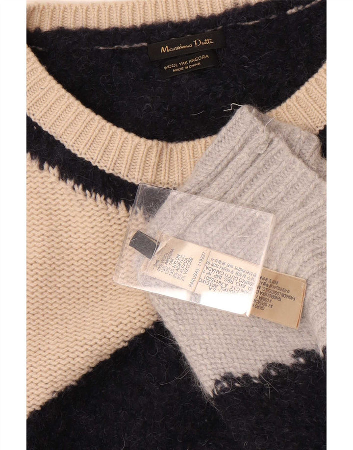 Sweter damski Massimo Dutti z dekoltem w łódkę, UK 10, mały, wielokolorowy