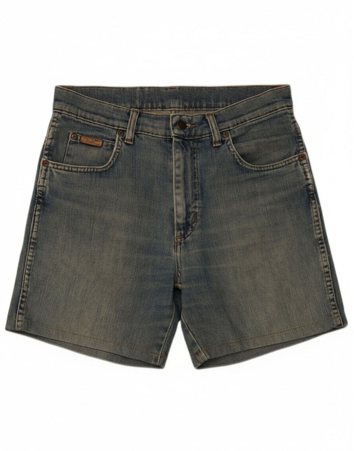 Damskie spodenki jeansowe Wrangler W31 Średni niebieski, bawełniany
