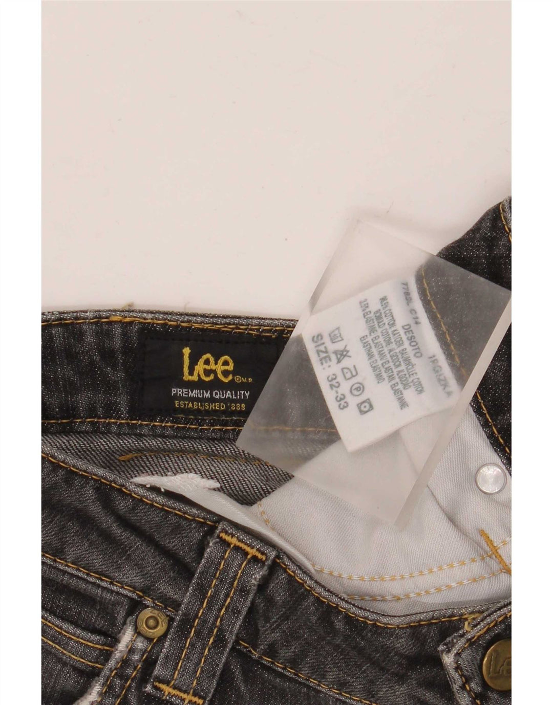 Damskie jeansy Lee Desoto Bootcut W32 L33 Szara bawełna