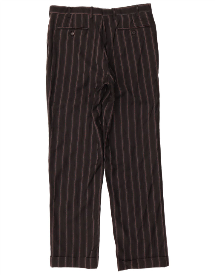 PAL ZILERI Męski garnitur zapinany na 3 guziki IT 50 Large W34 L33 Czarne paski