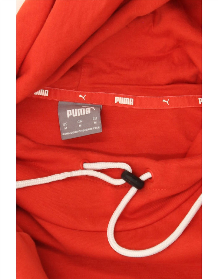 PUMA Mens Hoodie Jumper Medium Red Vintage Puma and Second-Hand Puma from Messina Hembry 