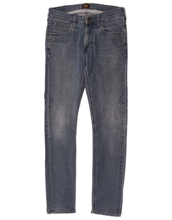 Lee Męskie Luke Slim Jeans W30 L32 Niebieskie bawełniane