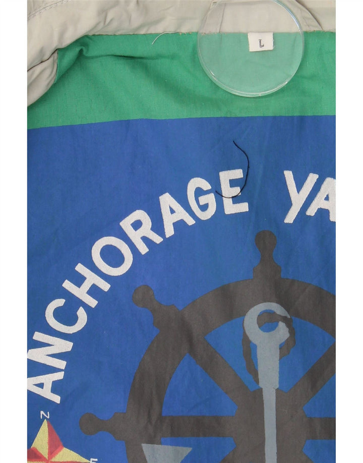 Męska kurtka użytkowa VINTAGE UK 40, duża, beżowa