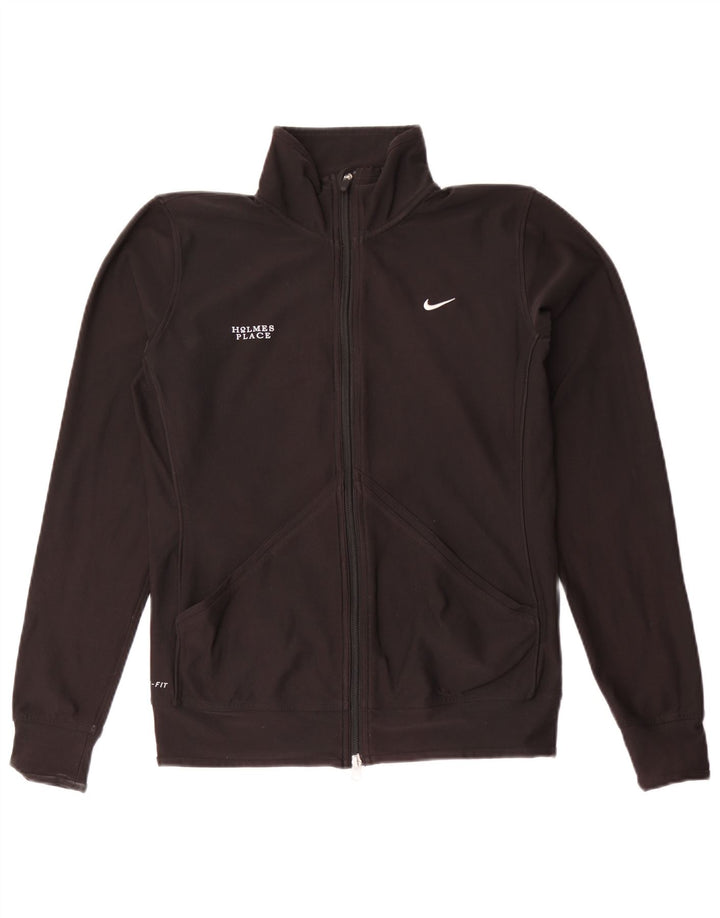 Damska kurtka dresowa Nike Graphic UK 14, średni czarny poliester
