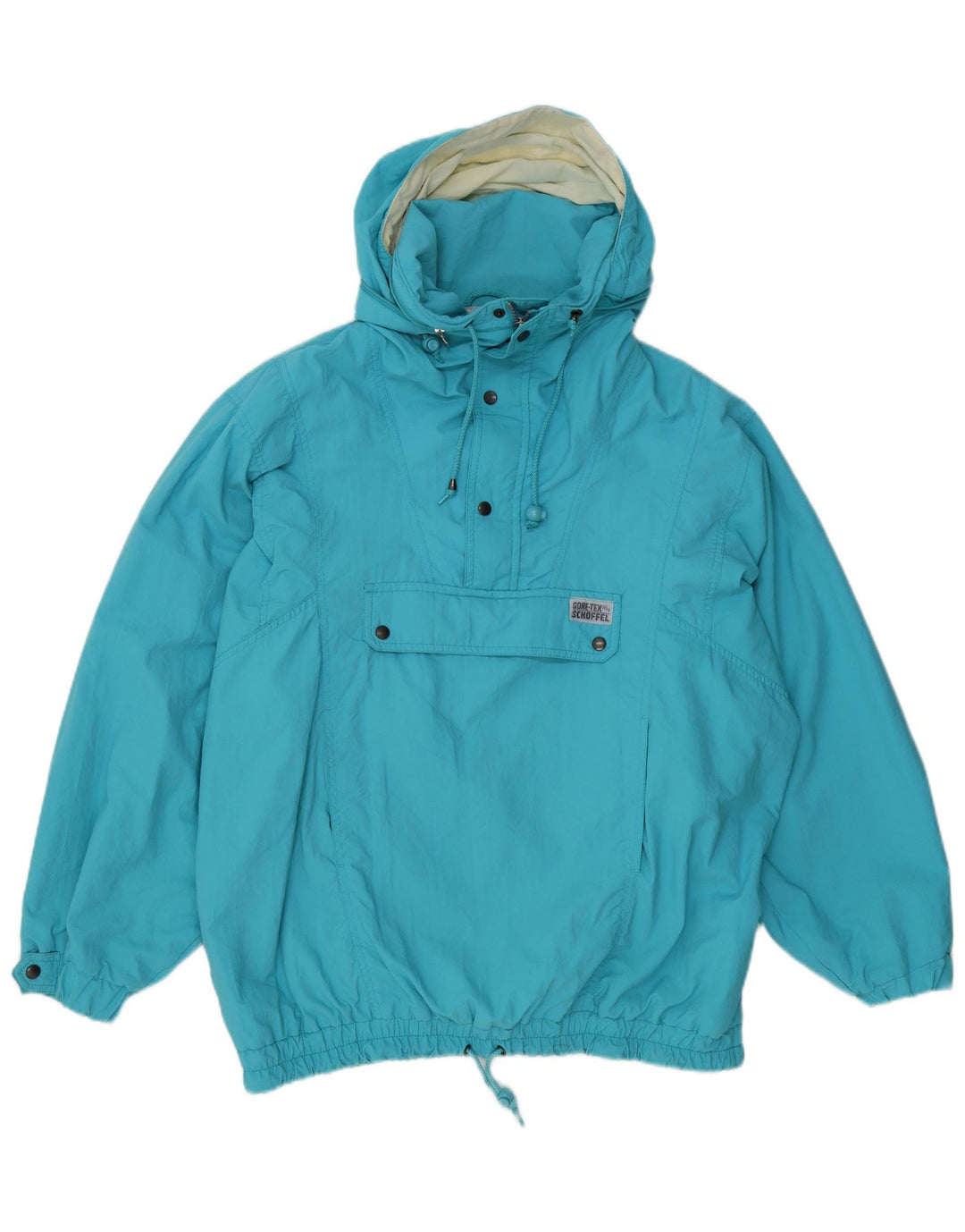 Męska kurtka typu Anorak z kapturem Gore-Tex SCHOFFEL EU 48, średni niebieski