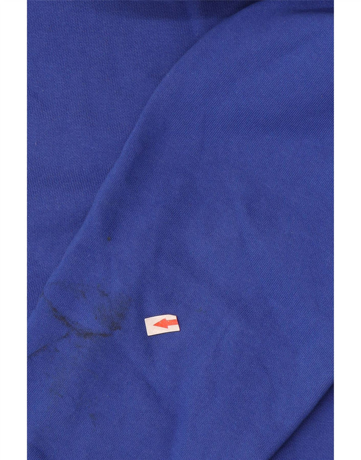 Męski sweter z kapturem Champion Graphic, średni niebieski, bawełniany