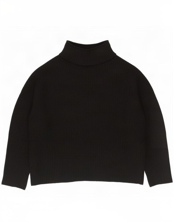 Sweter damski Massimo Dutti z golfem UK 14, średni czarny