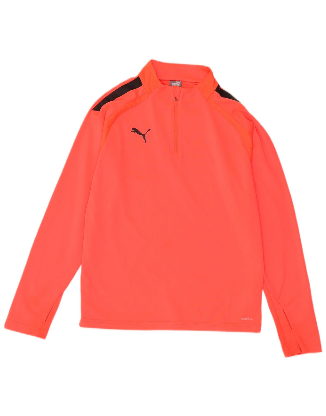 Chłopięcy dres PUMA z zamkiem błyskawicznym na szyi, 11-12 lat, w kolorze czerwonym