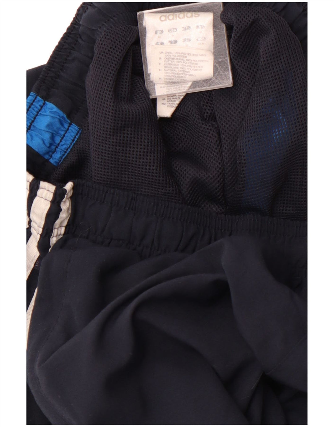 Męskie spodnie dresowe ADIDAS Joggers, średni granat, blok kolorów