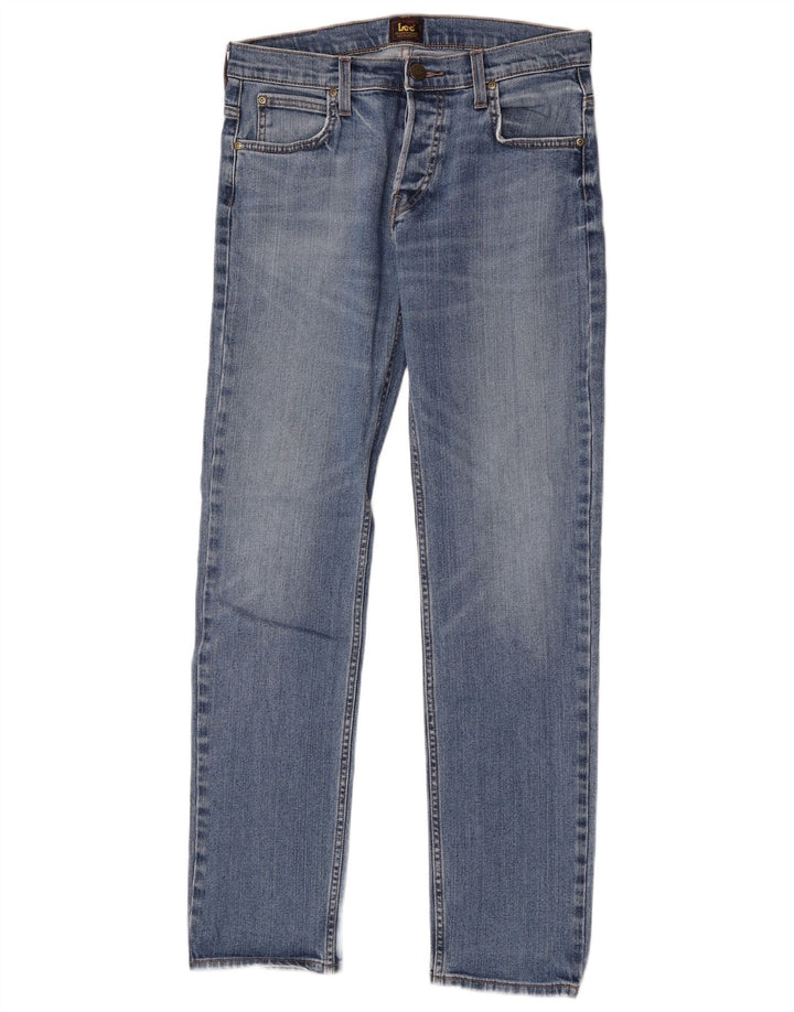 Męskie jeansy Lee Powell Slim W30 L32 Niebieskie bawełniane