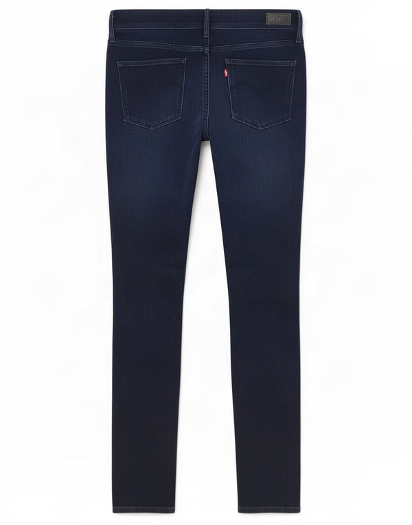 Damskie jeansy Levi's Slight Curve Mid Rise Slim W30 L34 Granatowe