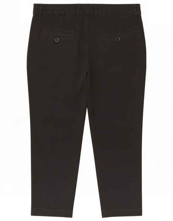Proste spodnie chino damskie Marks & Spencer UK 14 Large W34 L23 czarne