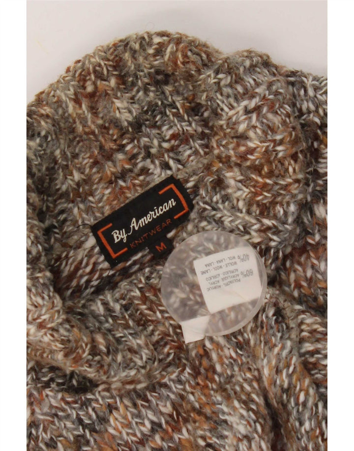 By American Męski sweter z golfem, średni, wielokolorowy Fair Isle