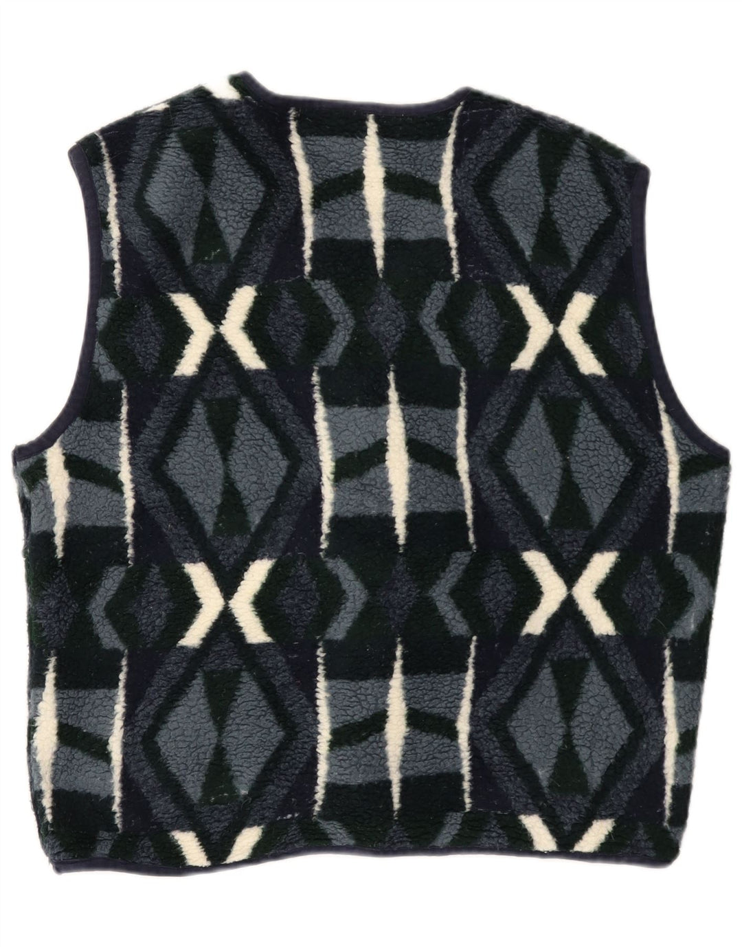 Męska kamizelka polarowa Campagnolo UK 38 Średni granatowy geometryczny poliester