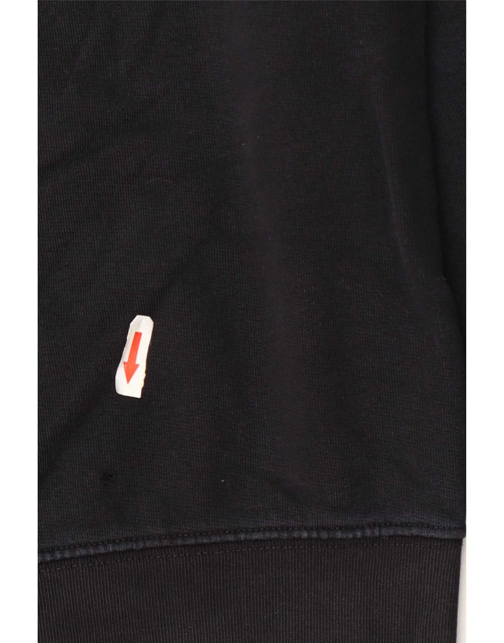 Damska bluza oversize Converse UK 6 XS, czarna bawełna