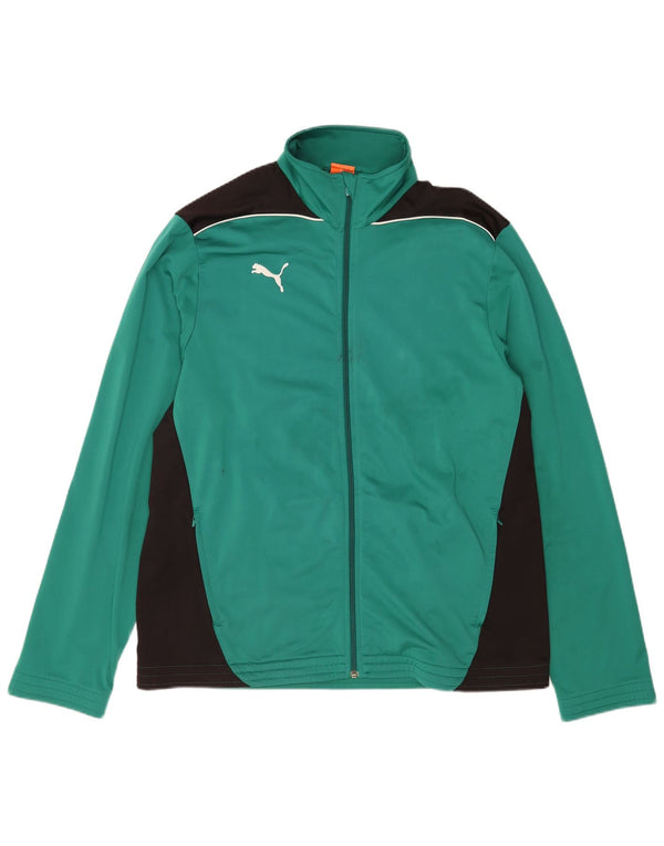 Męska kurtka dresowa Puma XL w kolorze zielonym