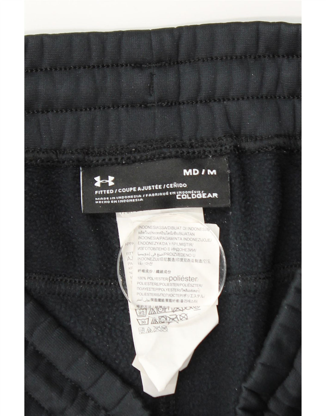 Męskie spodnie dresowe Under Armour Cold Gear w kolorze średniej czerni