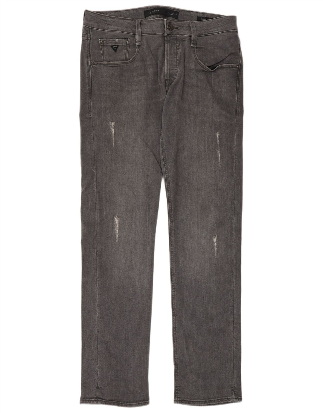 Męskie jeansy Guess w trudnej sytuacji W31 L33, szare, bawełniane