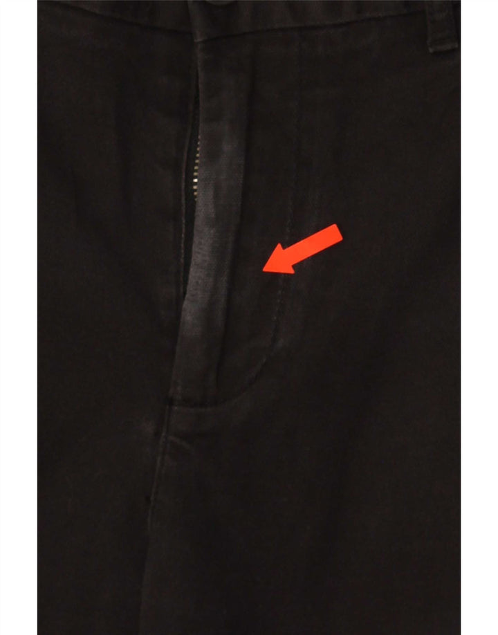 Męskie spodnie typu slim chino Penguin W32 L32 Czarna bawełna