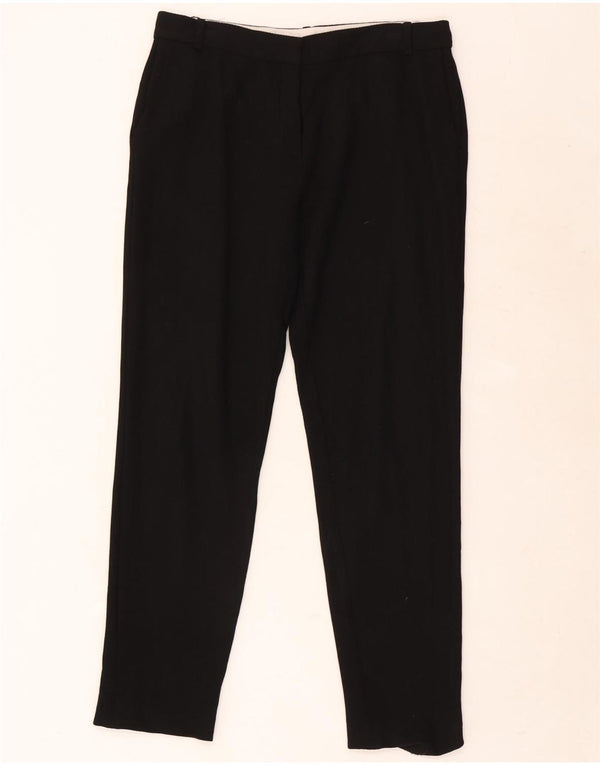 Spodnie damskie Massimo Dutti Slim Chino EU 38 Small W28 L27 Czarna wiskoza