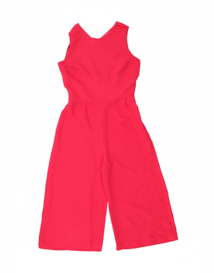 WAREHOUSE Womens Sleeveless Jumpsuit UK 12 Medium Pink Vintage Warehouse and Second-Hand Warehouse from Messina Hembry 