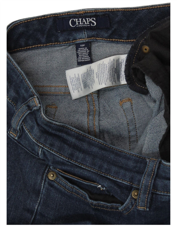 Damskie dżinsy Chaps Petite Slim US 10 Large W32 L27 Niebieska bawełna