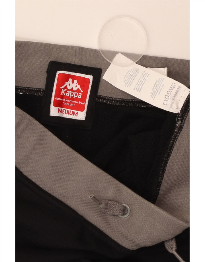Damskie spodnie dresowe Kappa Joggers UK 14 Średnia czarna bawełna