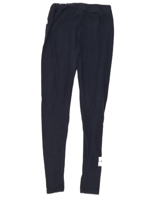 Legginsy damskie Ellesse UK 10 Małe, granatowe, bawełniane
