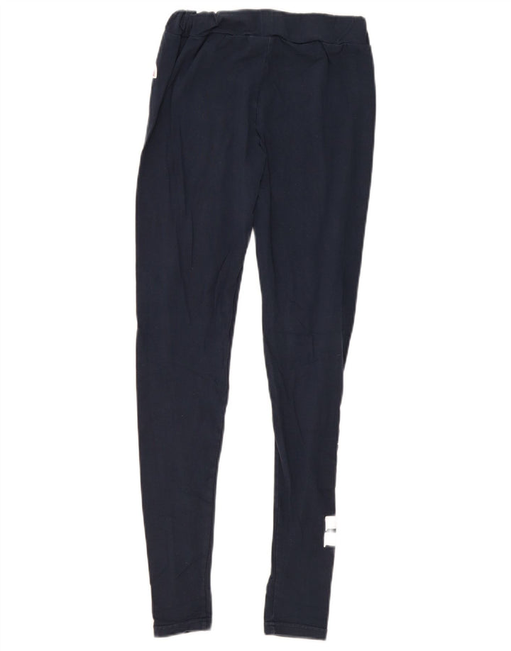 Legginsy damskie Ellesse UK 10 Małe, granatowe, bawełniane