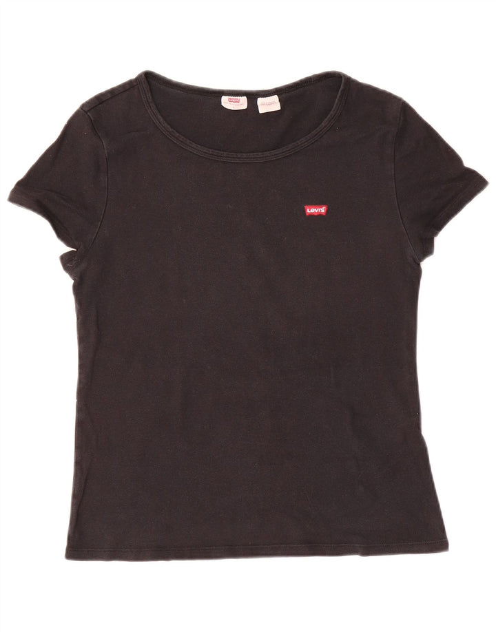 Damska koszulka LEVI'S Top UK 14, duża, czarna