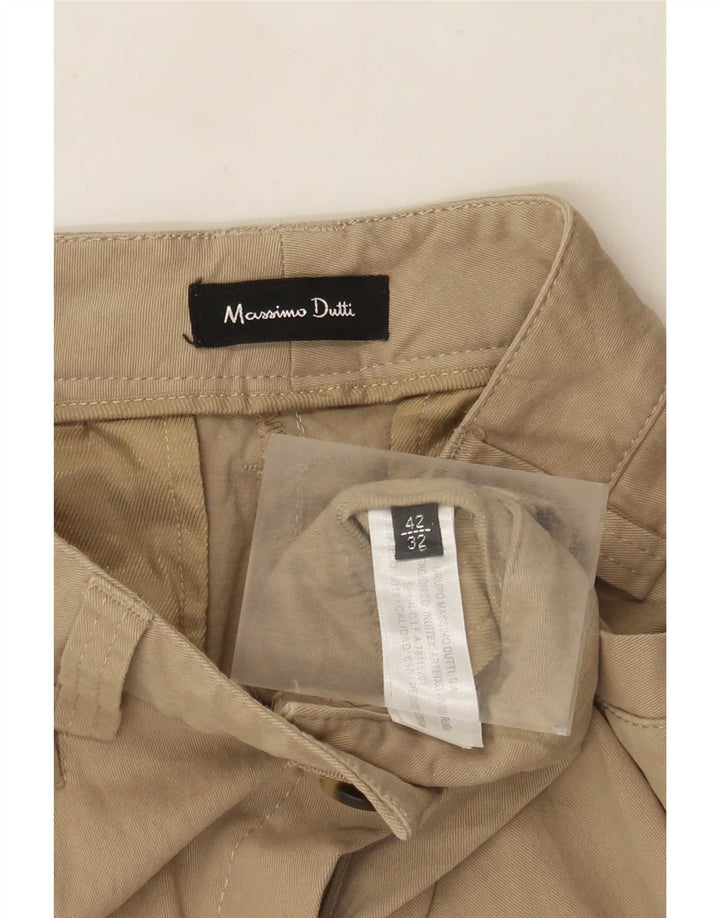 Spodnie damskie Massimo Dutti Bootcut EU 42 Large W32 L32 Beżowe