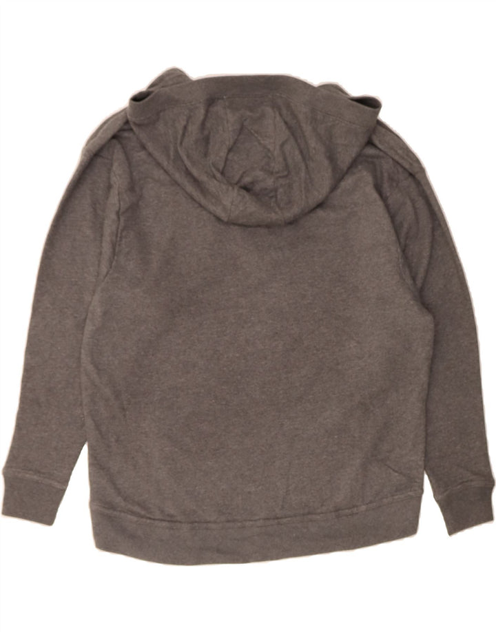 NIKE Womens Oversized Hoodie Jumper UK 10 Small Grey Cotton Vintage Nike and Second-Hand Nike from Messina Hembry 