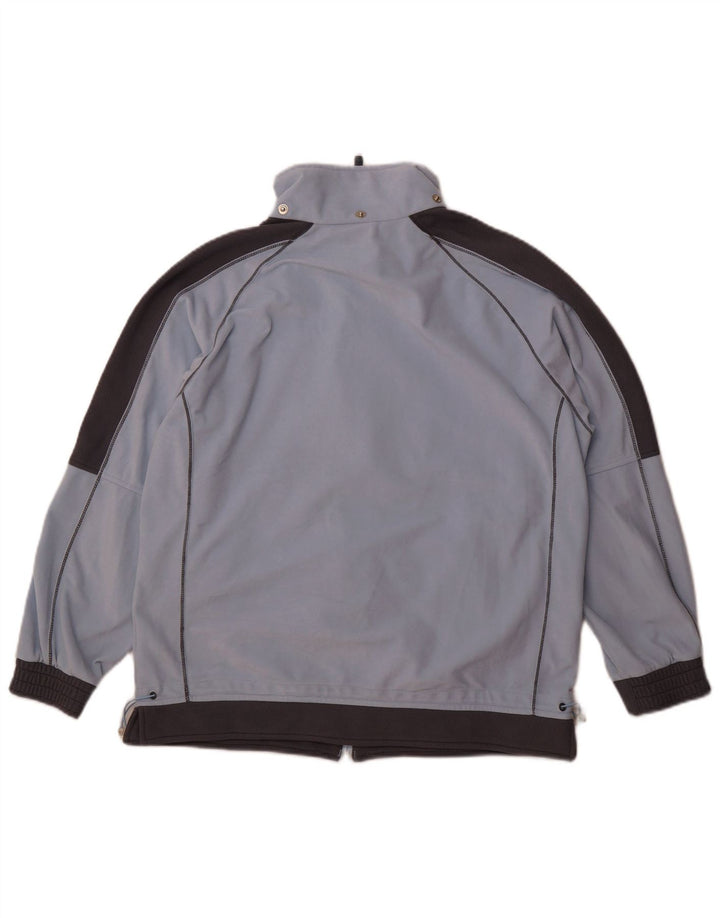 Męska kurtka dresowa Lotto, duża, niebieska, z blokami kolorów