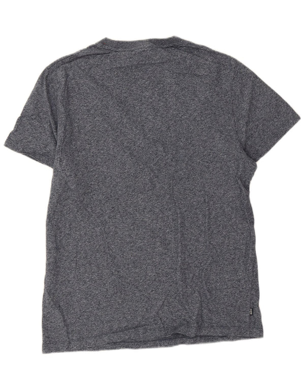 T-shirt męski Superdry XL, bawełniany, granatowy w cętki