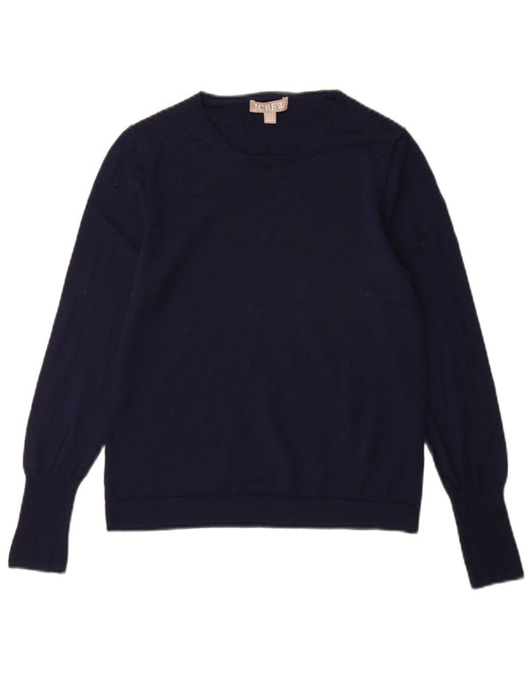 Sweter damski J. Crew z dekoltem w łódkę, UK 10, mały, granatowy