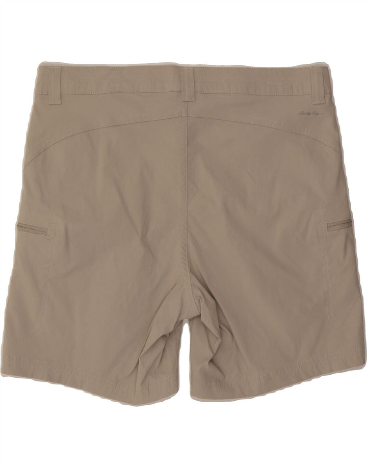 EDDIE BAUER Womens Cargo Shorts US 12 Large W34  Beige Nylon Vintage Eddie Bauer and Second-Hand Eddie Bauer from Messina Hembry 