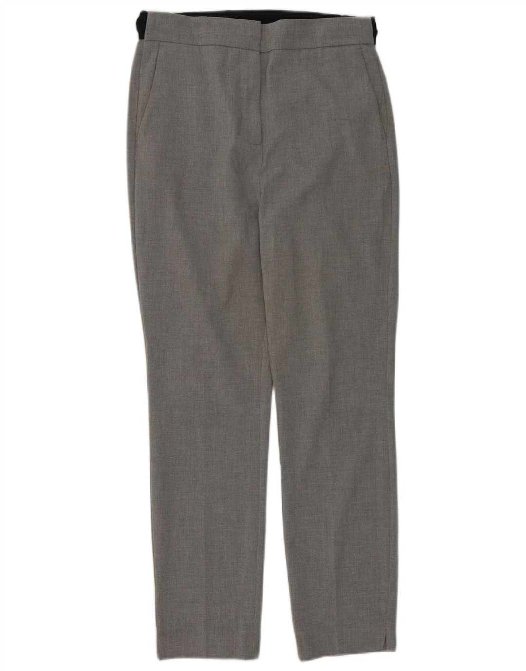 Spodnie damskie Zara Slim Chino, średnie W30 L28, szary poliester