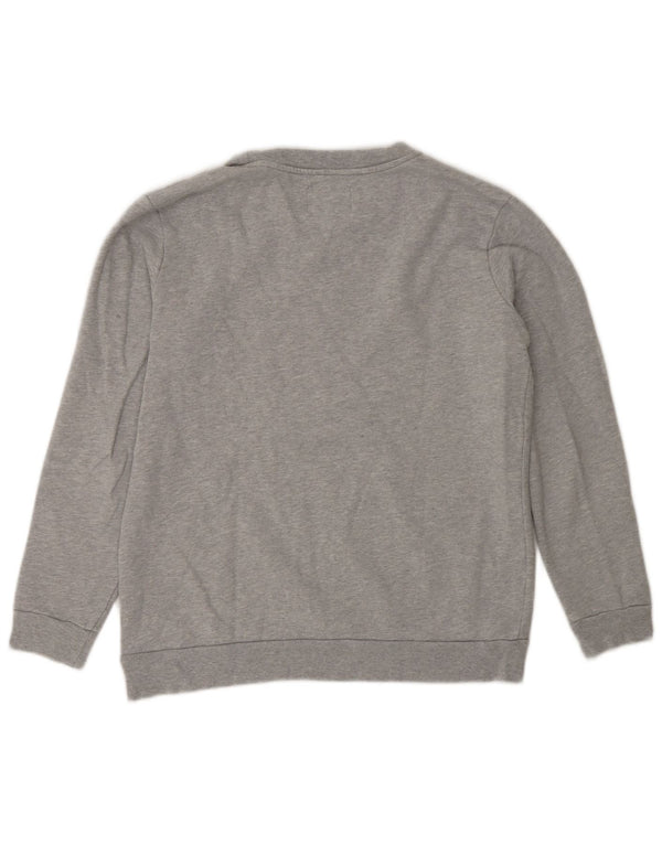 Męska bluza z grafiką Calvin Klein Jeans, sweter XS, szara bawełna
