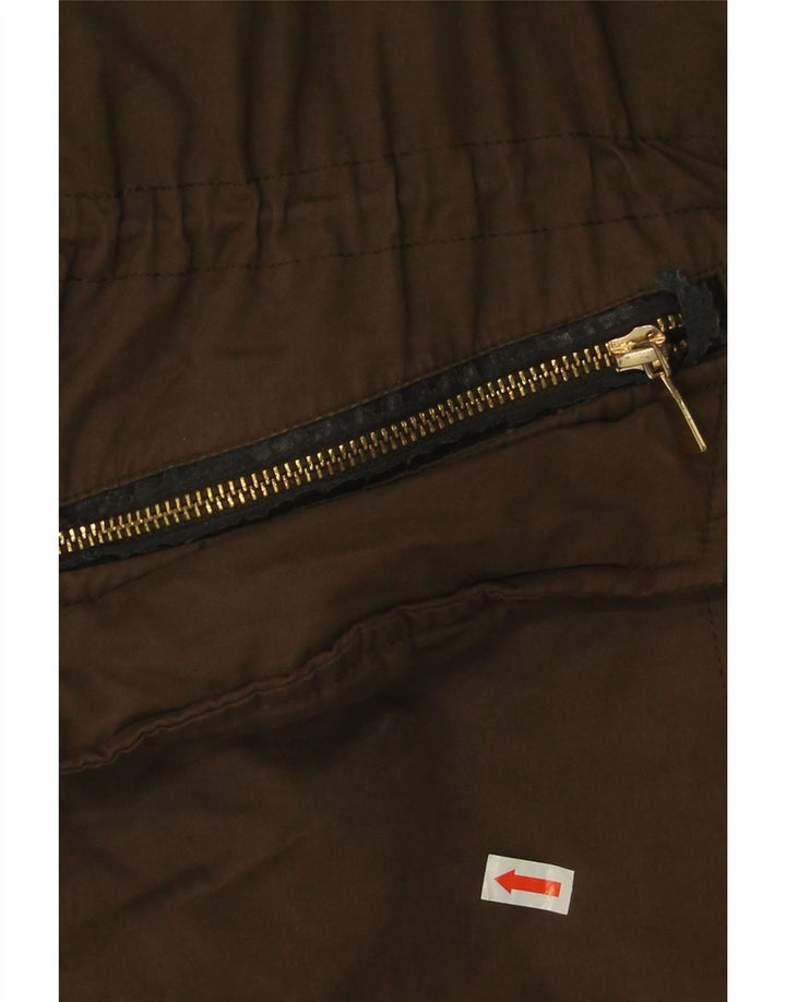 Kurtka damska Zara Trafaluc Sherpa Oversize Parka UK 10 Small Khaki