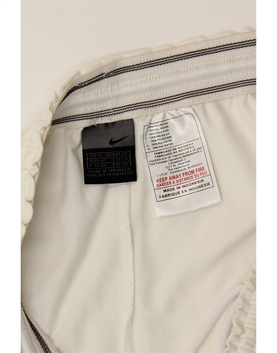 Męskie spodenki sportowe Nike XL, biały, poliester
