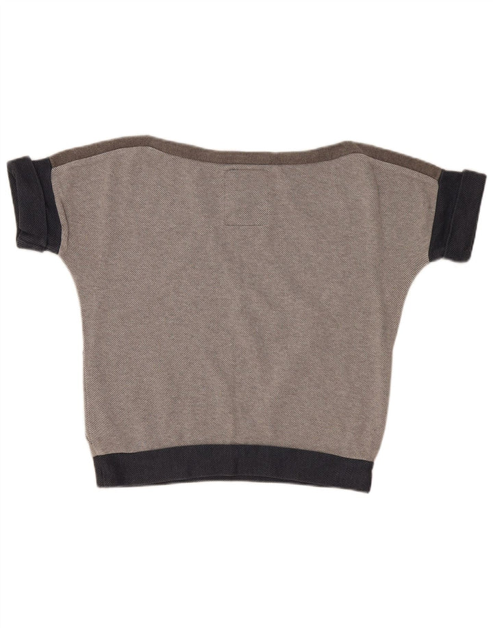 SUPERDRY Damska bluza oversize z grafiką UK 10 Small Grey
