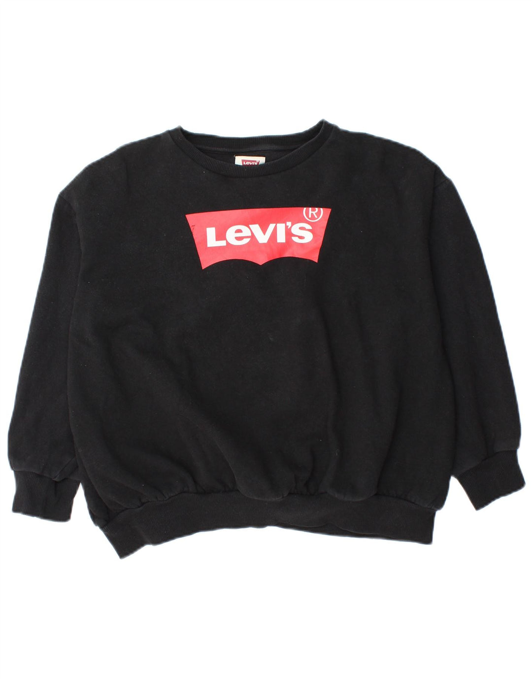 Dziewczęca bluza oversize z grafiką Levi's, 12-13 lat, duża, czarna
