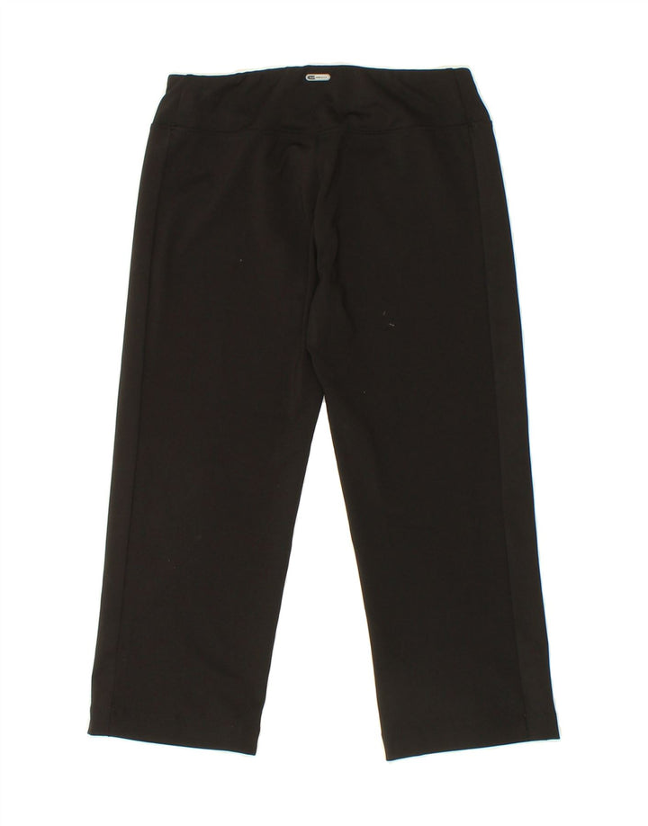 PUMA Womens Capri Tracksuit Trousers UK 10 Small Black Polyester Vintage Puma and Second-Hand Puma from Messina Hembry 