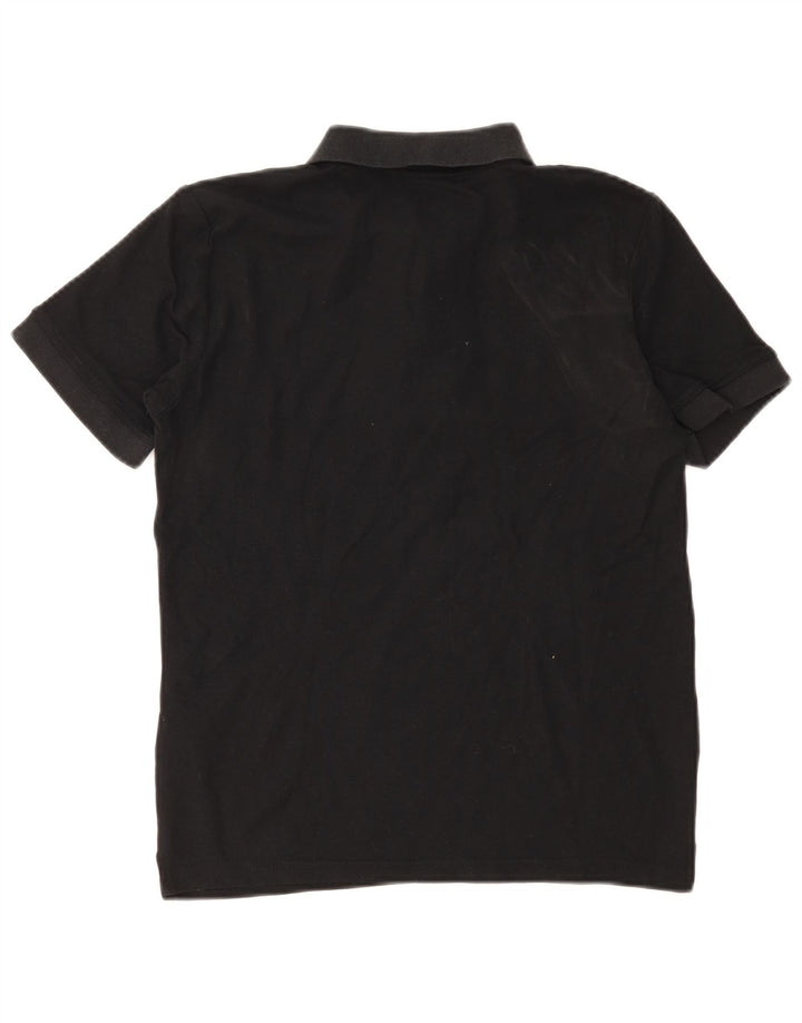 Męska koszulka polo Umbro, mała, czarna, bawełniana