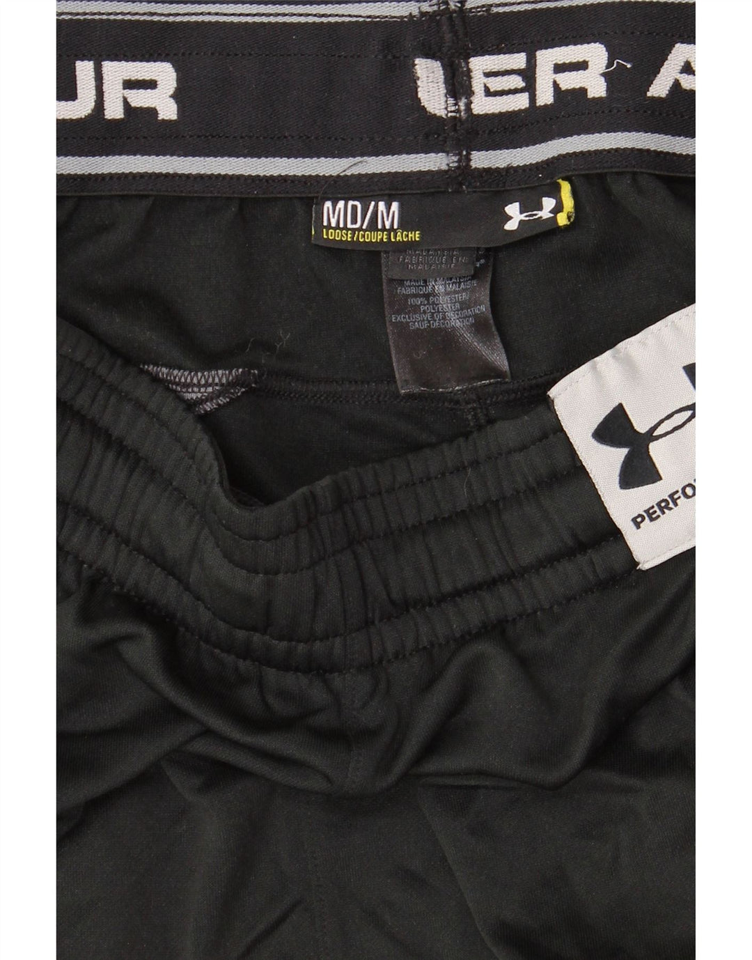 Męskie spodnie dresowe Under Armour, poliester w kolorze średniej czarnej kolorystyki